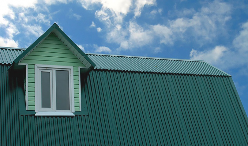 Кровля из профнастила Н90, пример объекта 4